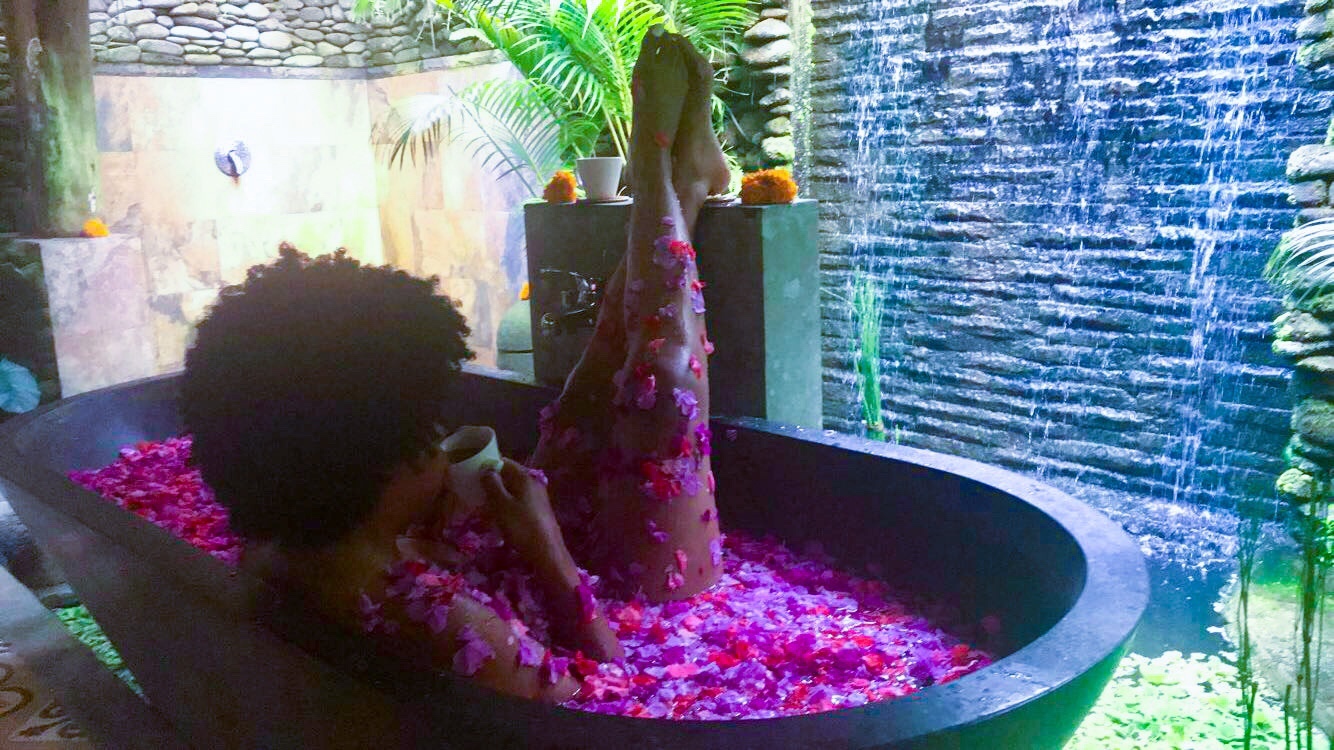 floral bath